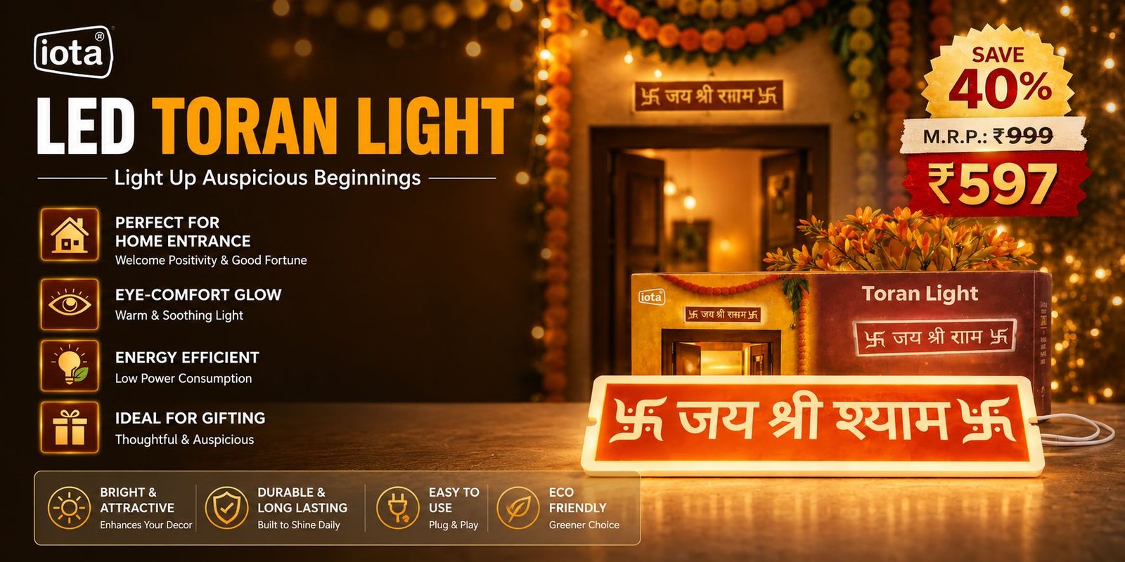 LED Toran Light — The Cultural Significance for Indian Homes