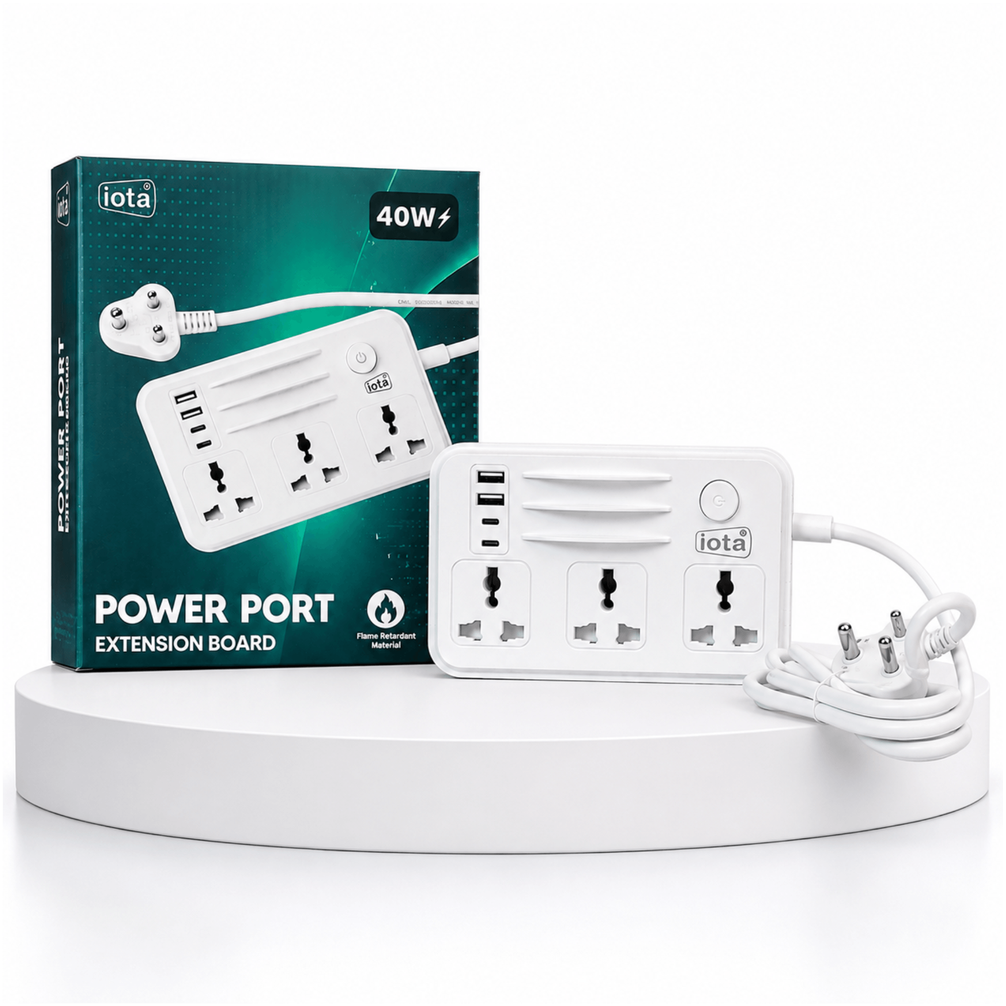 7 in 1 Extension Board with USB & Type-C Ports